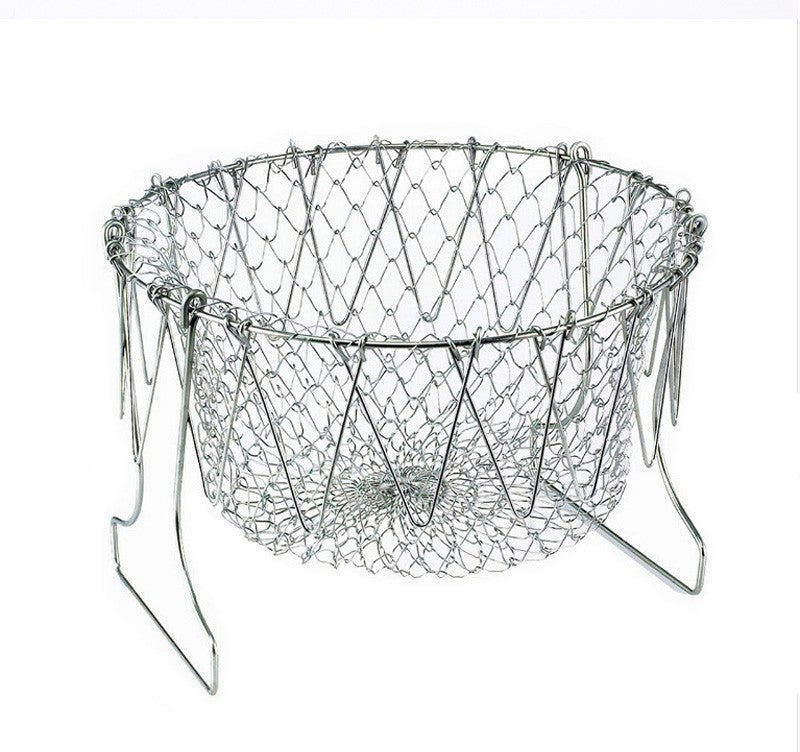 Fantastic Multifunctional Deep Fry Basket Stainless Steel Frying Cooking Washing - Top Kitchen Essentials