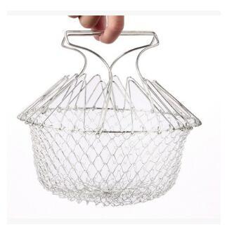 Fantastic Multifunctional Deep Fry Basket Stainless Steel Frying Cooking Washing - Top Kitchen Essentials