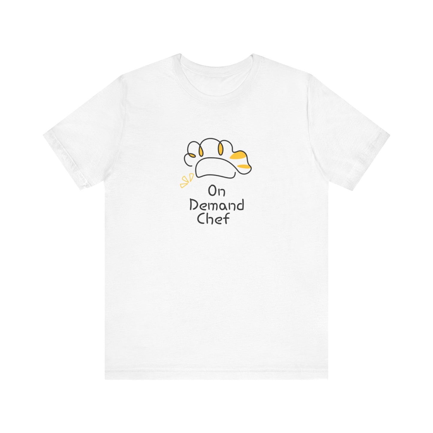 Super Comfortable "On-Demand Chef" Unisex Cotton T-Shirt - Top Kitchen Essentials