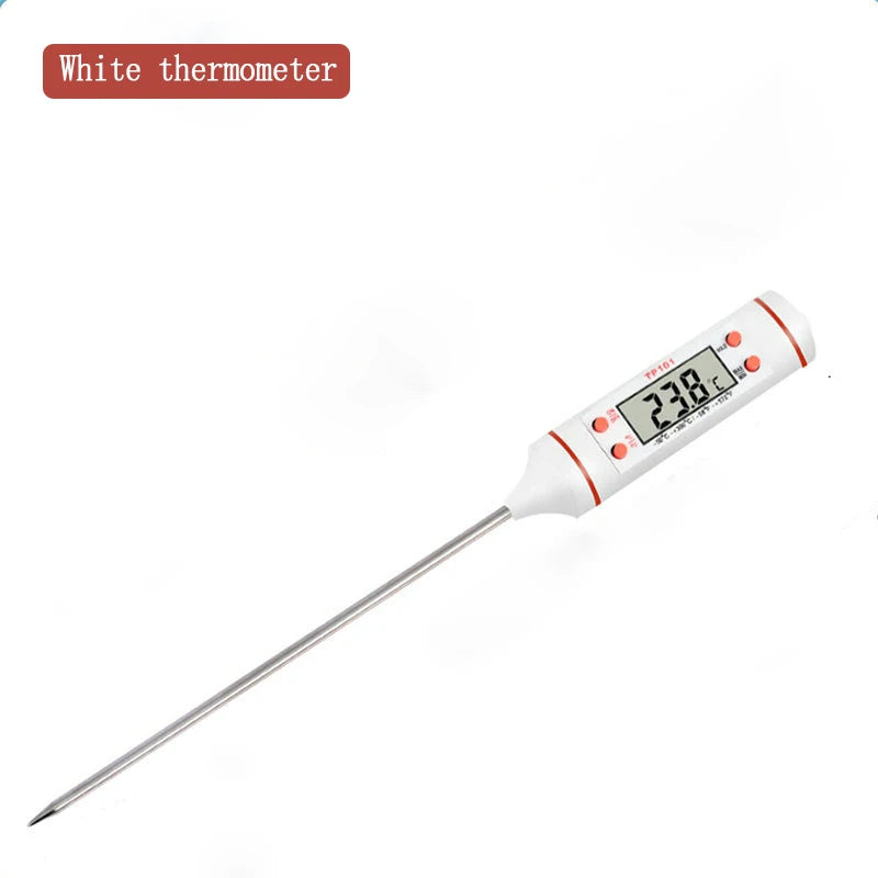 Fantastic Digital Food Thermometer Electronic Kitchen Cooking Baking Digital Display Stainless Steel - Top Kitchen Essentials