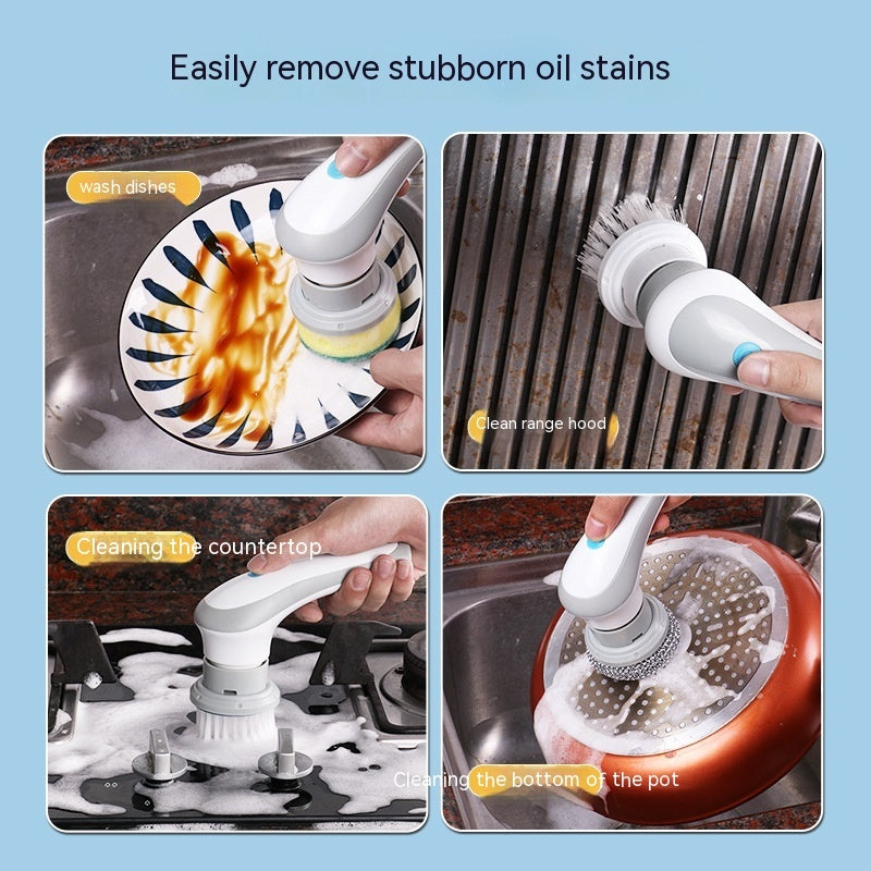 Fantastic Electric Cleaning Brush 4 In 1 Spinning Scrubber Cordless - Top Kitchen Essentials
