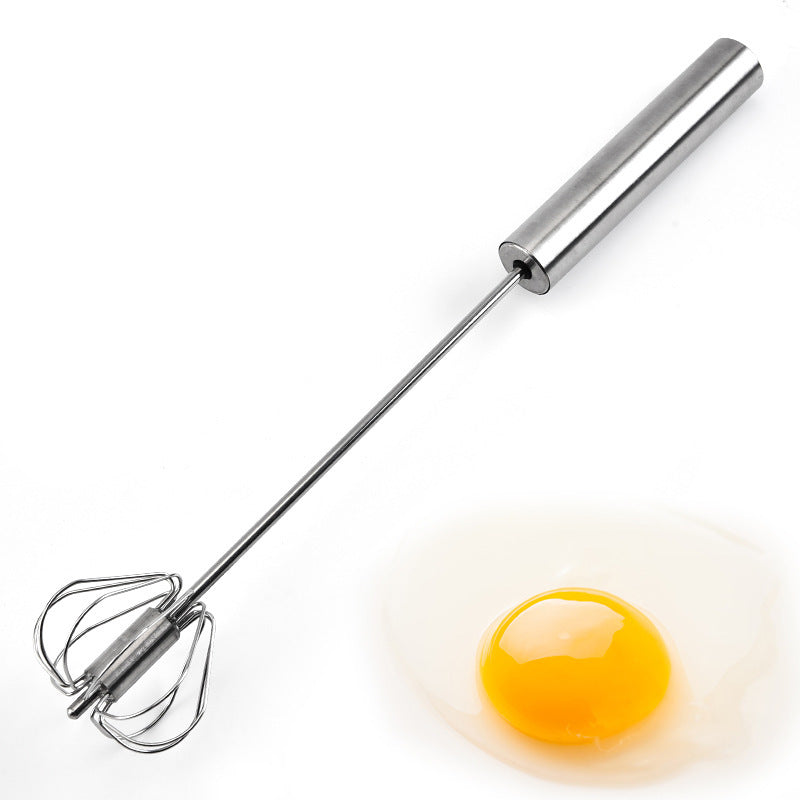 Stainless Steel Semi Automatic Egg Beater Kitchen Tools Hand Held - Top Kitchen Essentials