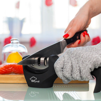 Fantastic Knife Sharpener Kitchen Tool Stainless Steel Fast Easy-to-use - Top Kitchen Essentials