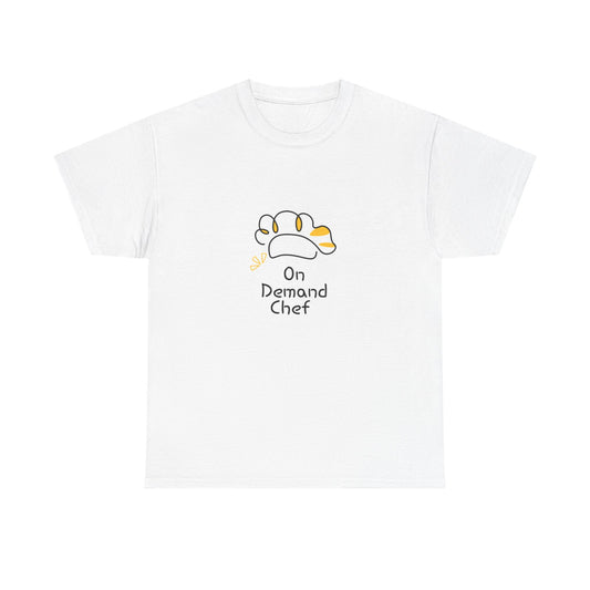 Super Comfortable "On-Demand Chef" Unisex Cotton T-Shirt