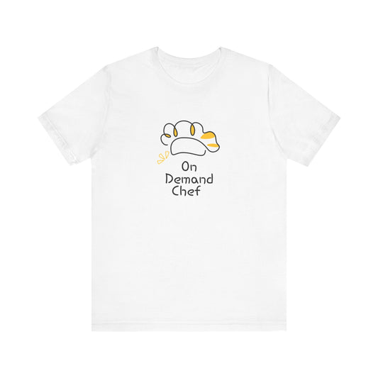 Super Comfortable "On-Demand Chef" Unisex Cotton T-Shirt - Top Kitchen Essentials