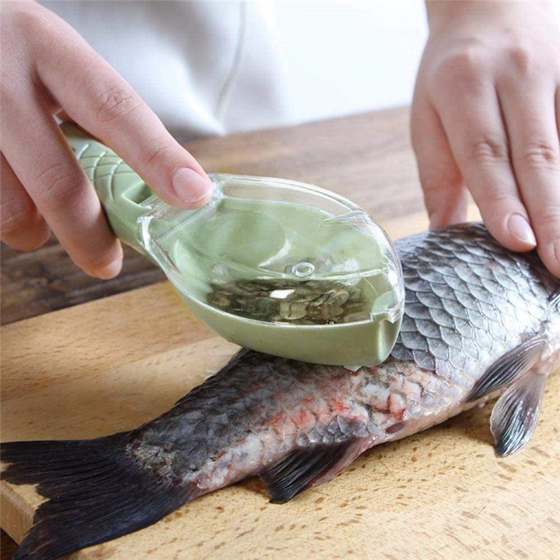 Fantastic Brush Scraping Fish Scale Grater Fast Super Easy - Top Kitchen Essentials